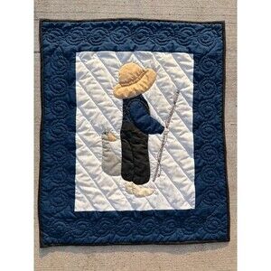 Appliqué Quilted Wall Hanging with Goose – Country Farmhouse Decor